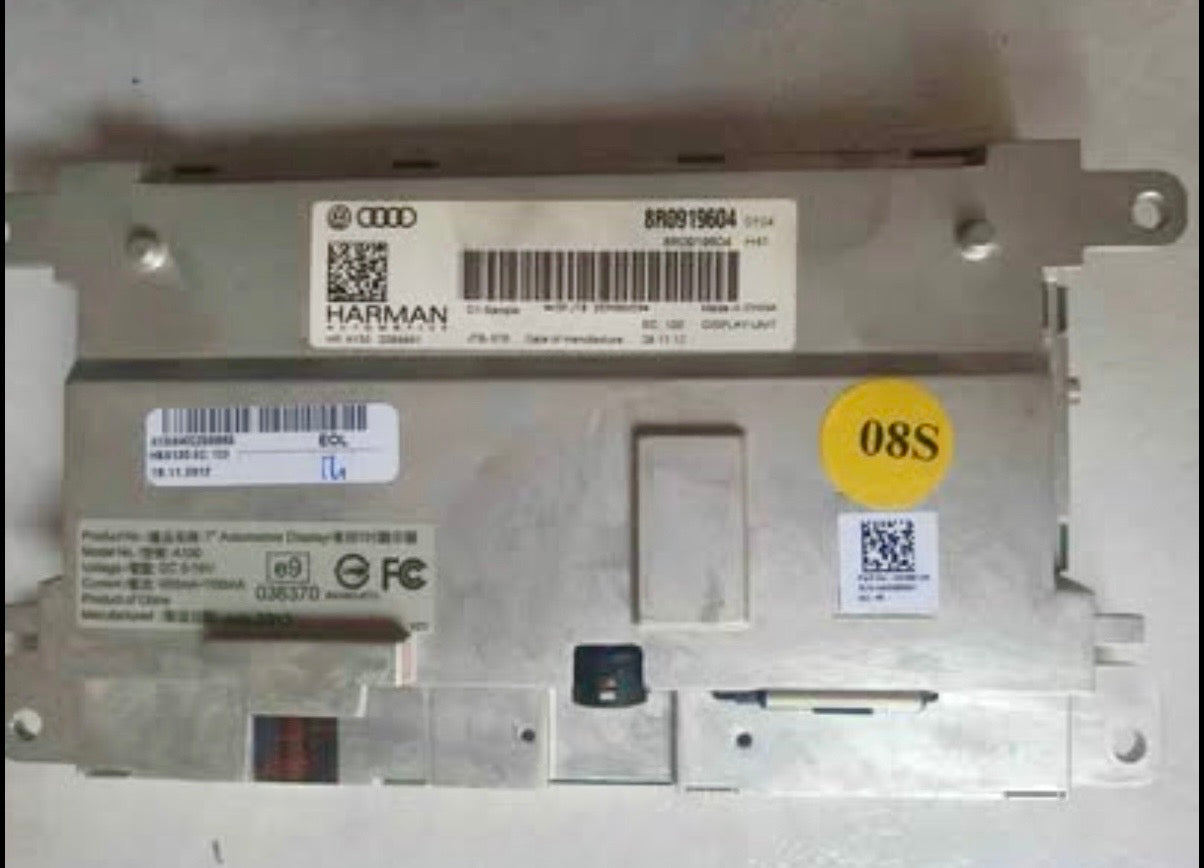 Pantalla tablero central Audi A5 2.0 2013 OEM 8R0919604