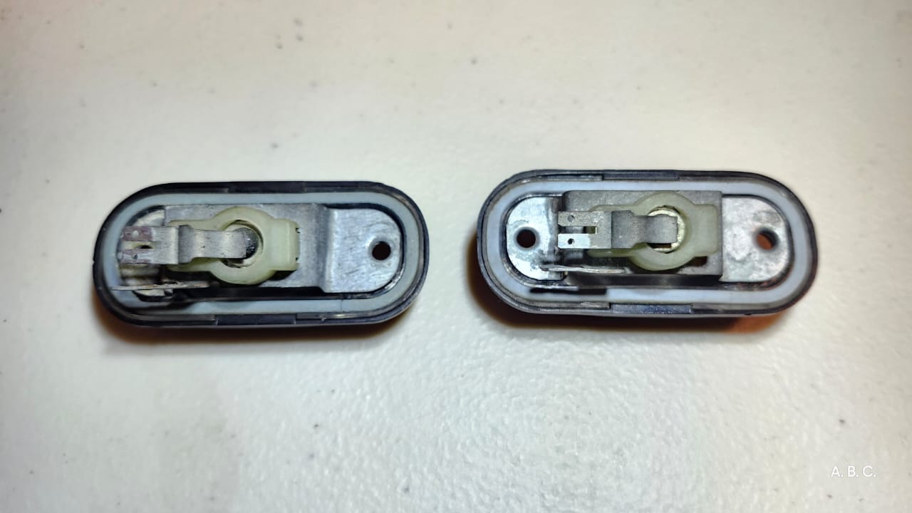 Par luz portaplacas hella Volkswagen caribe cabriolet 1985-1987