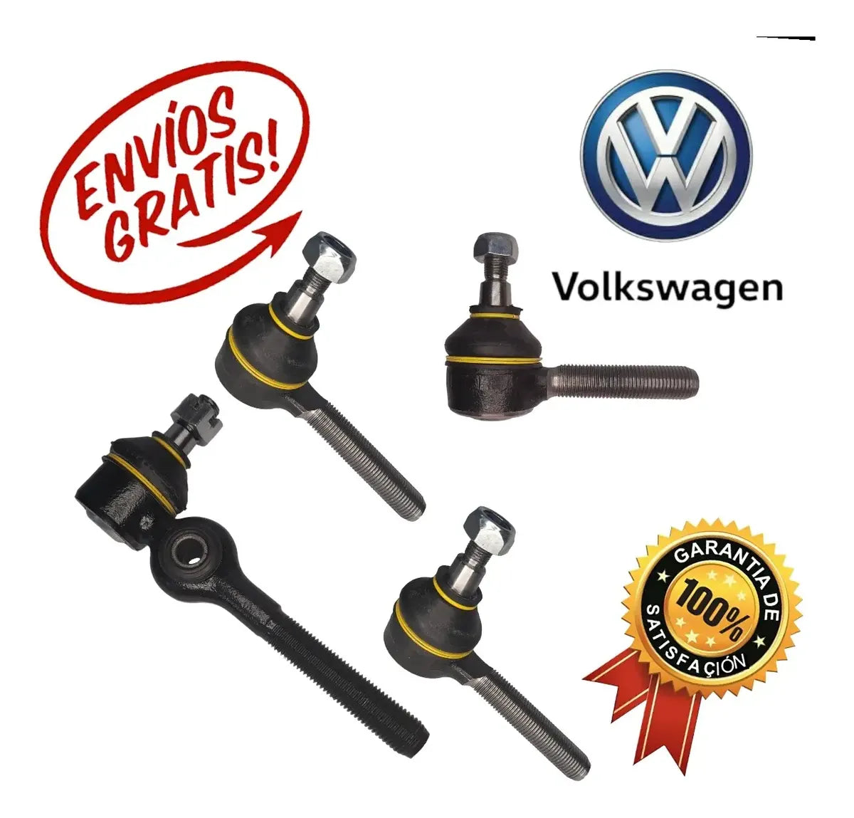 Rotula Y Terminal Direccion Vocho Volkswagen Sedan Tebo