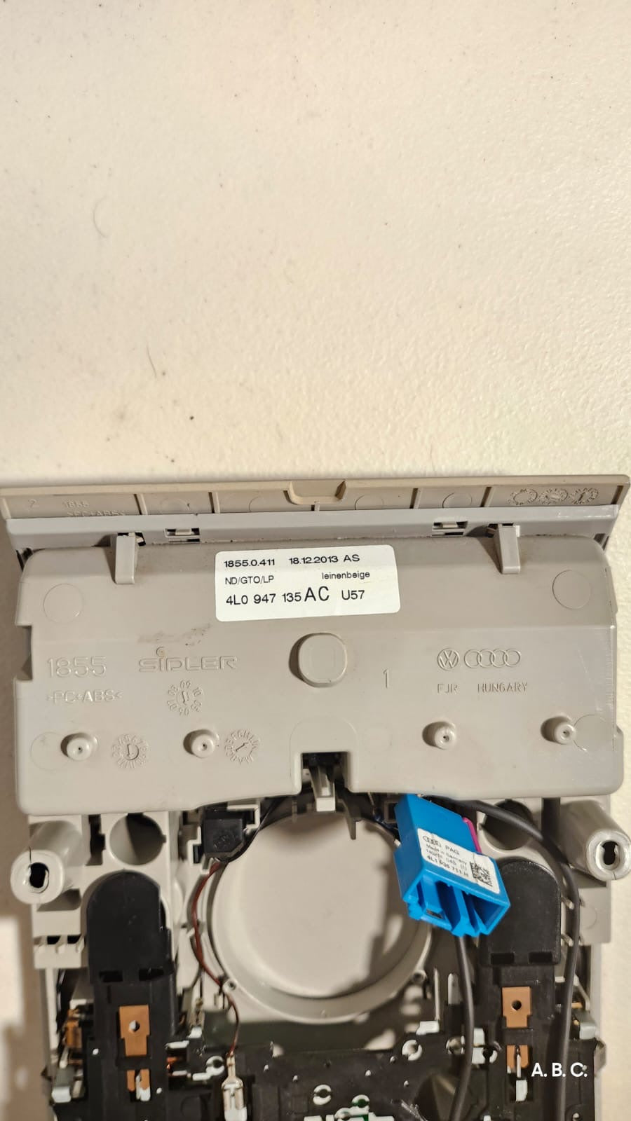 Botón luz quemacocos Audi Q7 2010-2015 4L0947135AC