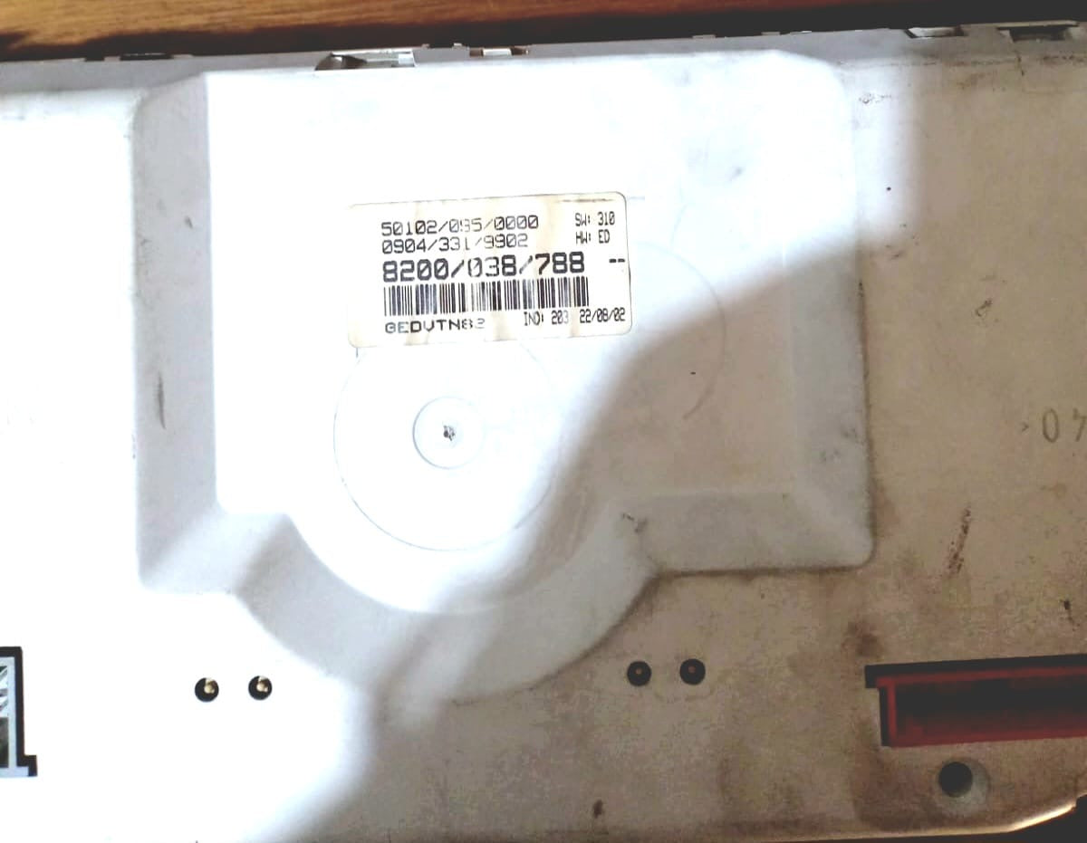 Cluster Nissan Platina Renault Clio Megane 02-10 Auto 8200038788 OEM