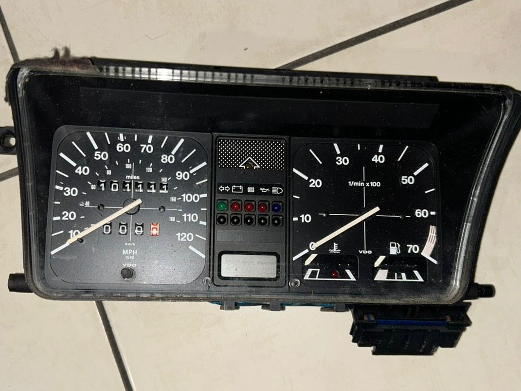 Cluster original VDO para Volkswagen Caribe Atlantic Cabriolet 1985