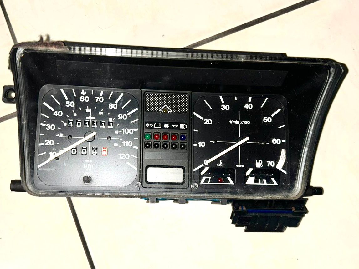 Cluster original VDO para Volkswagen Caribe Atlantic Cabriolet 1985
