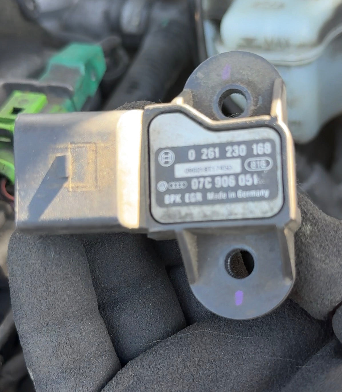07C906051 caudalimetro Sensor Presion Map Volkswagen Golf Jetta A6 Bora Beetle Passat 2.5 OEM