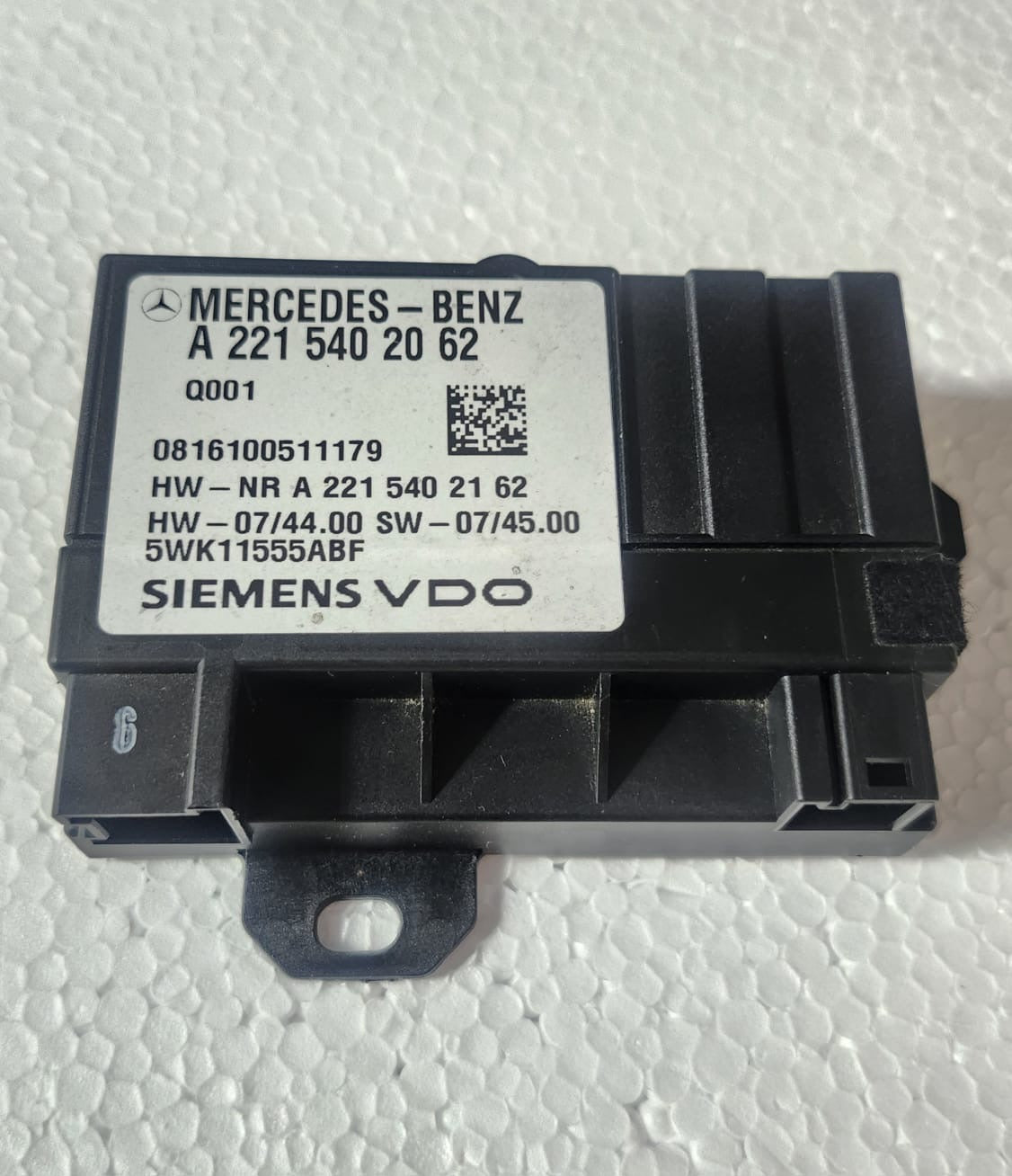 A2215402062 Modulo control gasolina Mercedes Benz Clase C W222 14-21