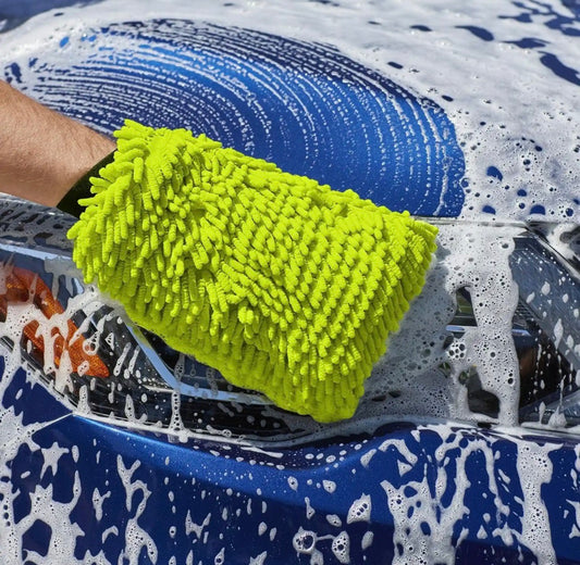 Guante de lavado de microfibra de chenilla ultra suave de GRANT'S