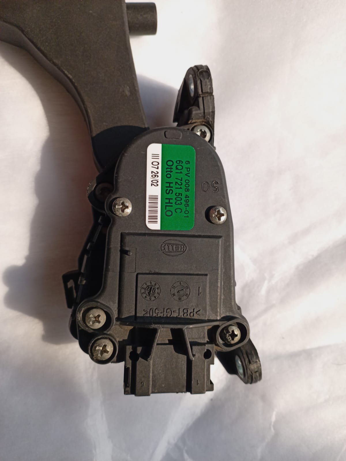 Pedal Acelerador Seat Ibiza Sport 2.0 Cordoba 2003-2009 6Q1721503C OEM