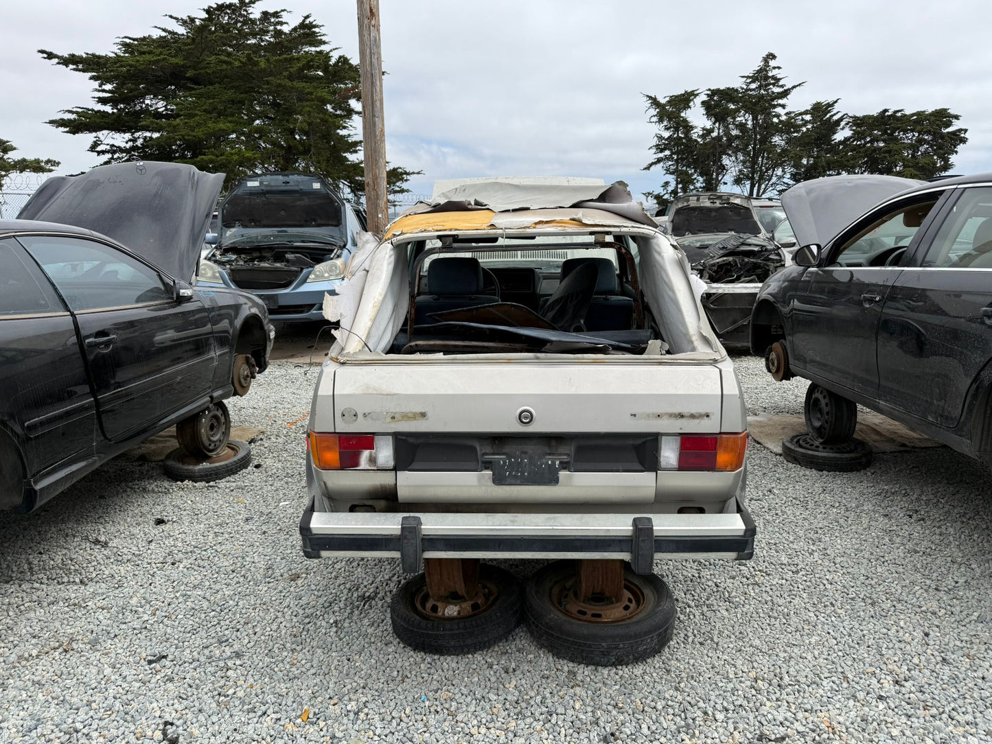 Par luz portaplacas hella Volkswagen caribe cabriolet 1985-1987